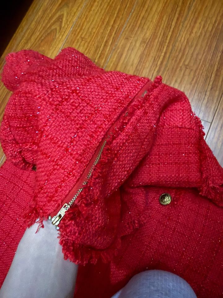 Платье твидовое