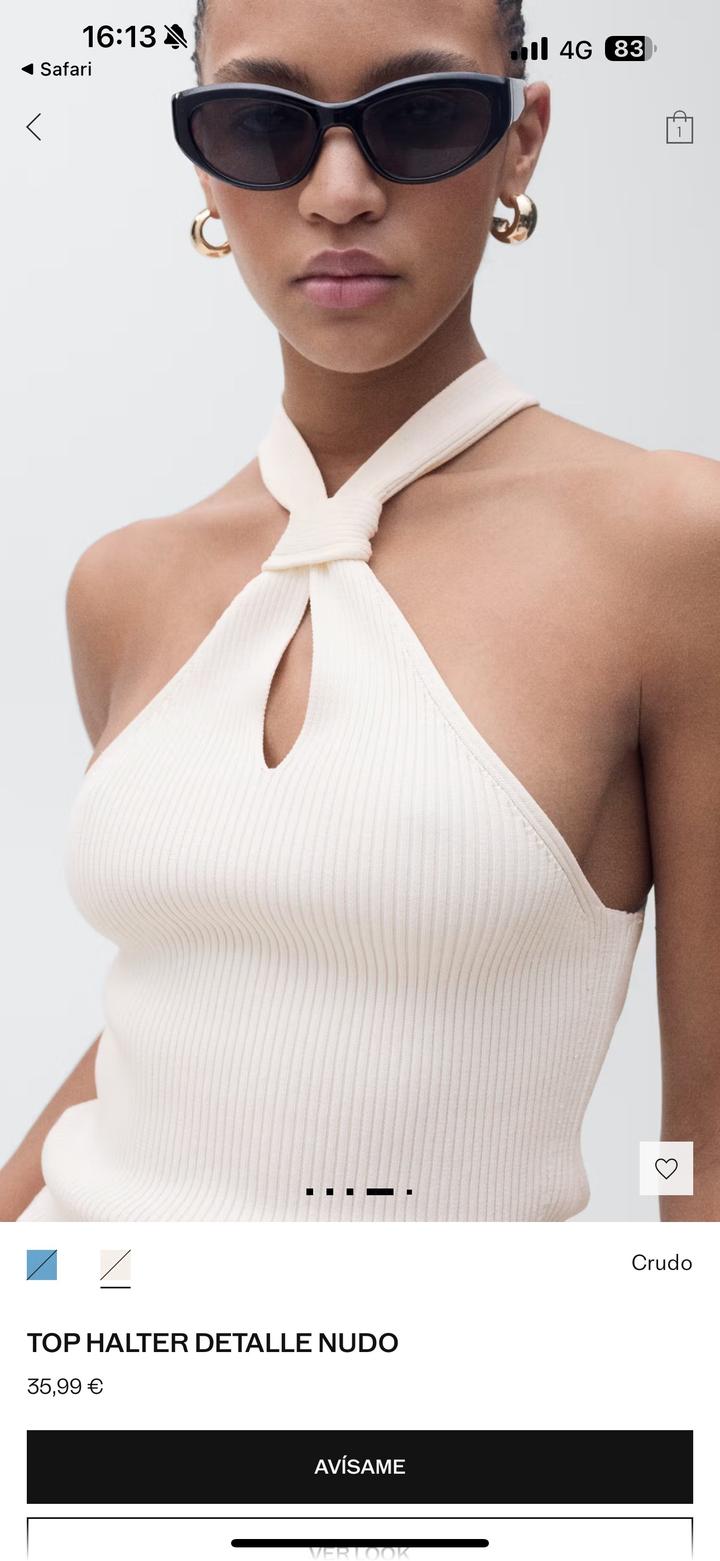 Топ халтер MANGO