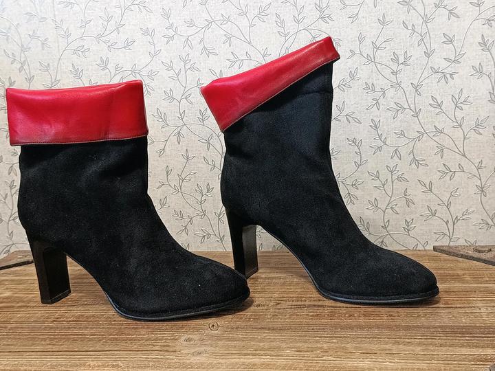 Сапоги женские, замша нат., р.37.5