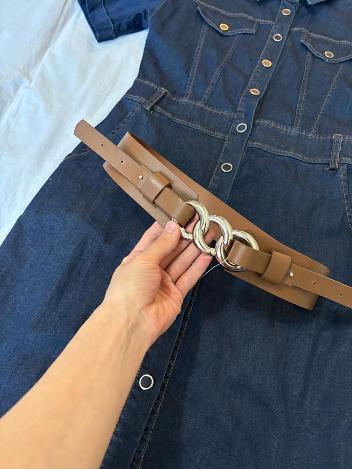 Платье из тонкого джинса