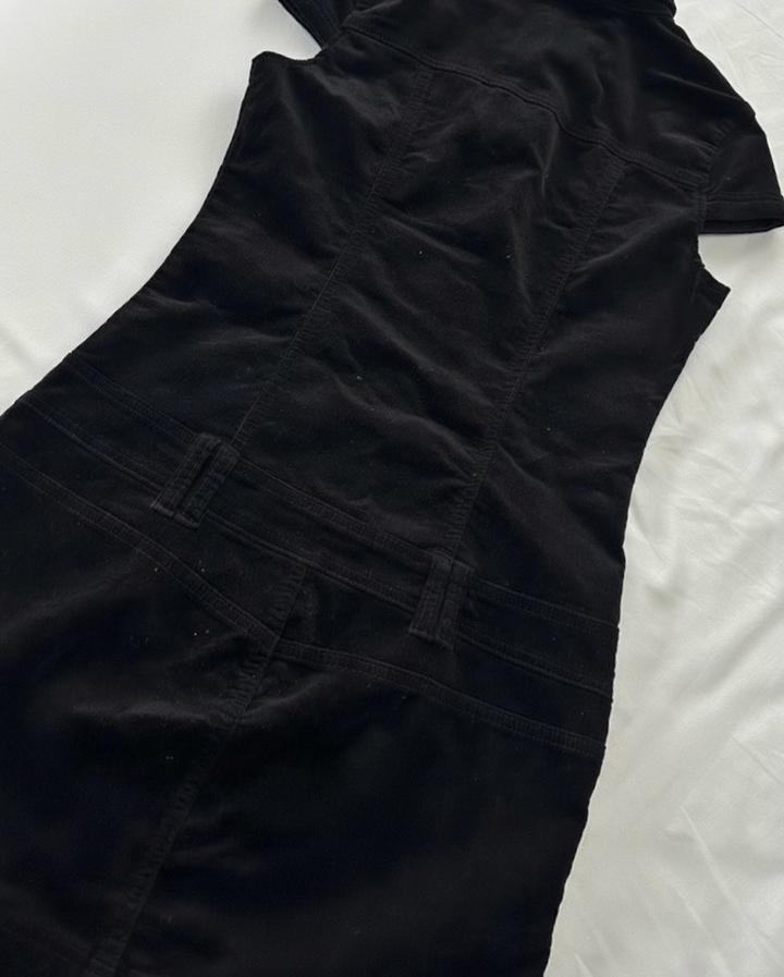 вельветовое платье