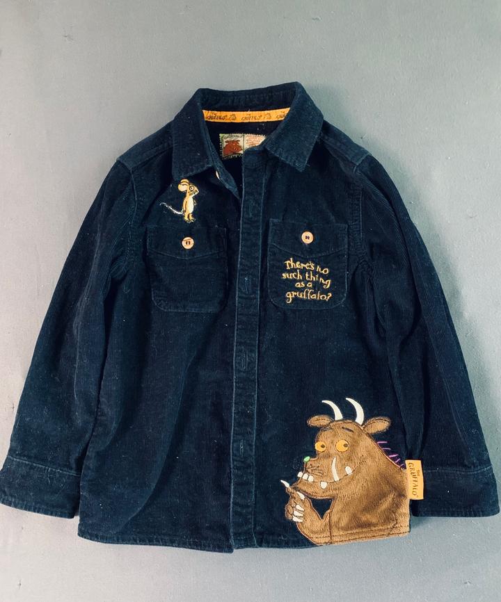 Рубашка детская вельветовая с Груффало