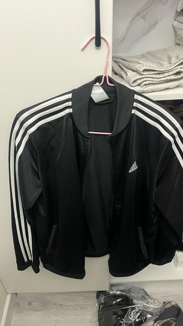 Спортивный костюм adidas чёрный