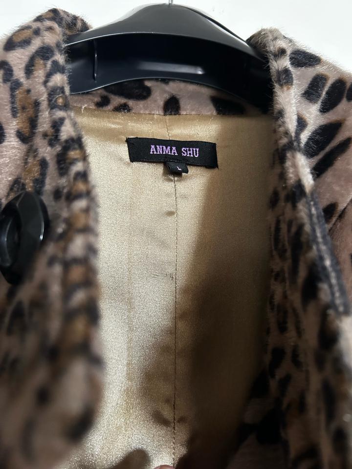 Пальто леопард