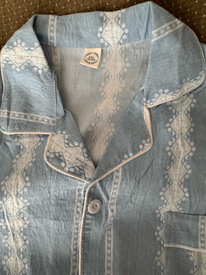 Пижама голубая