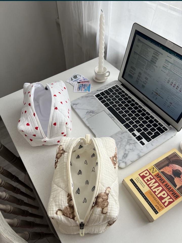 муслиновая косметичка