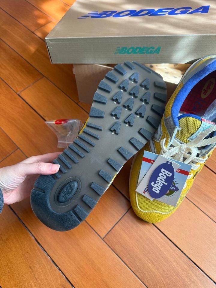 кроссовки 574 Legacy Blue из коллаборации с Bodega!
