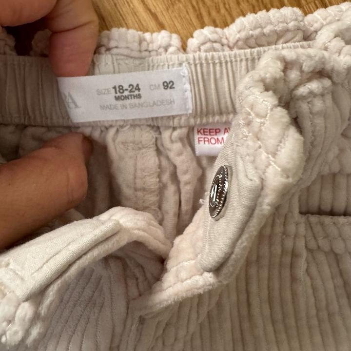 Вельветовые штаны Zara