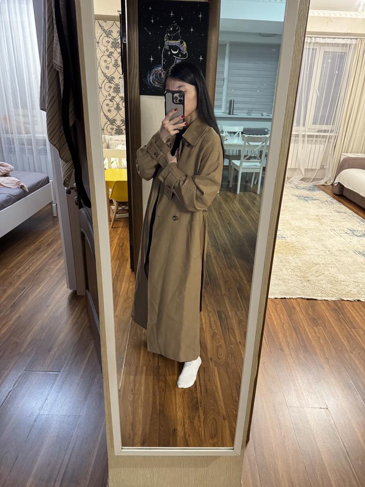 Тренч Mango длины миди