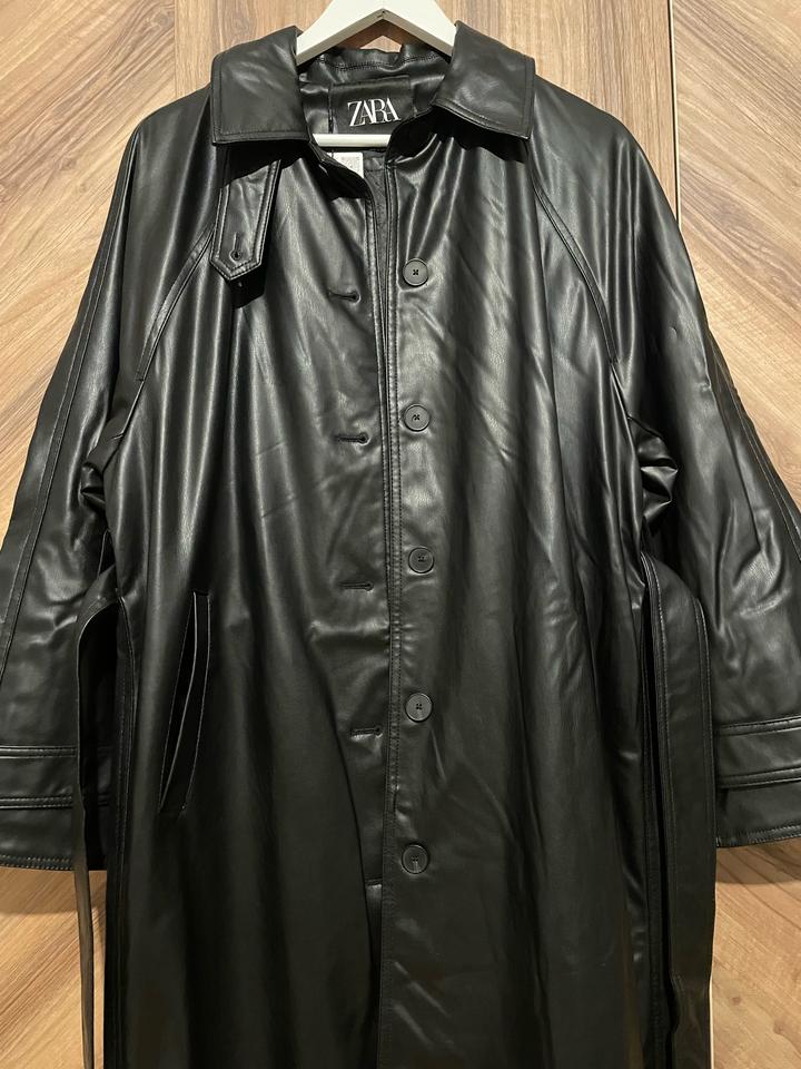 Тренч эко кожа.