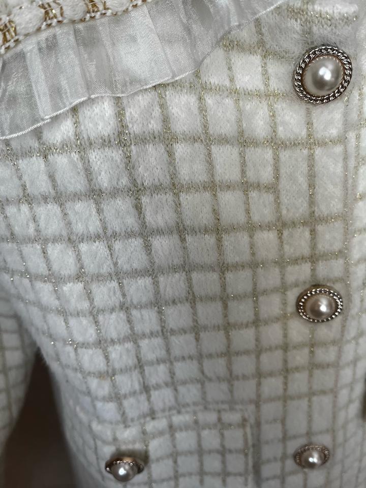 Милая пушистая кофта