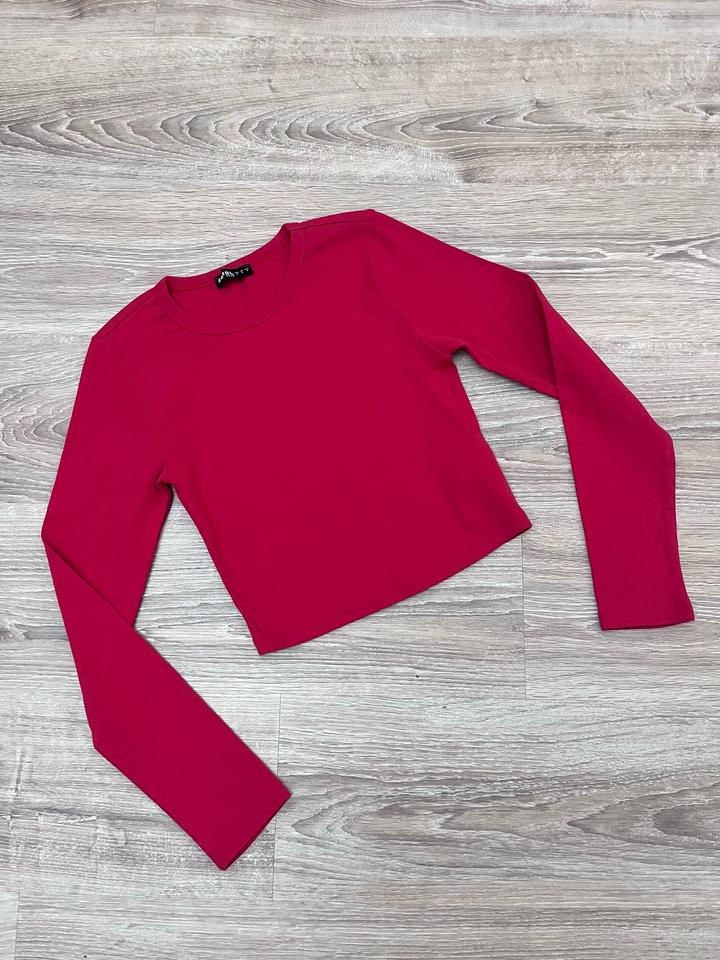 Укороченный хб лонгслив