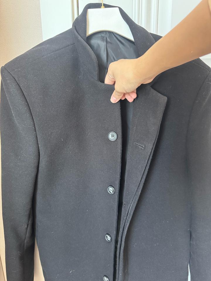 Пальто черное