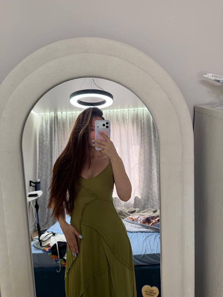 Зеленое платье Zara