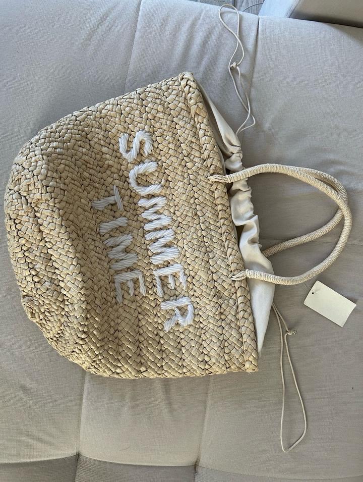 Соломенная сумка