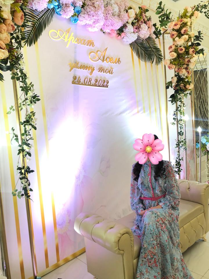 Голубое, нежное, цветочное платье