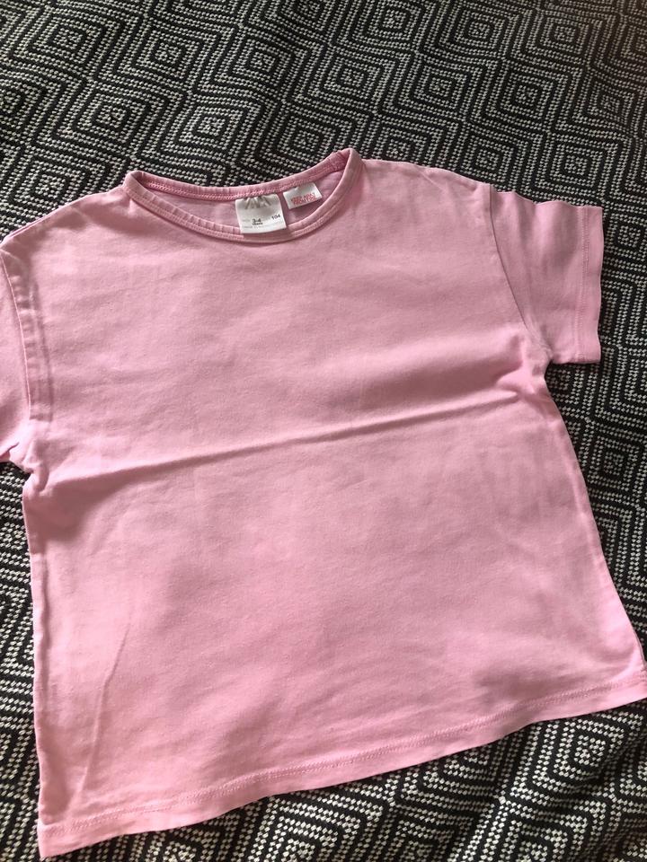 Zara 3-4 , 104 cм розовый лонгслив