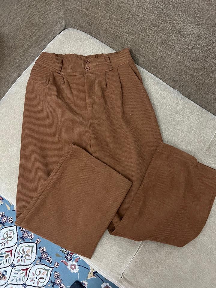 Брюки вельвет с утеплителем