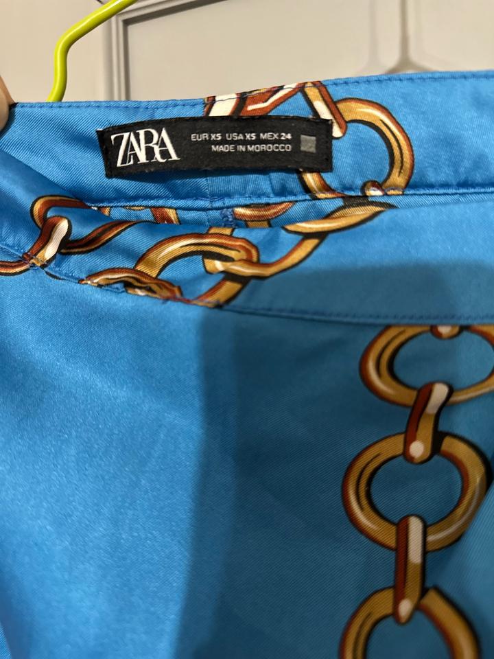 Юбка Zara в стиле Moschino 💙