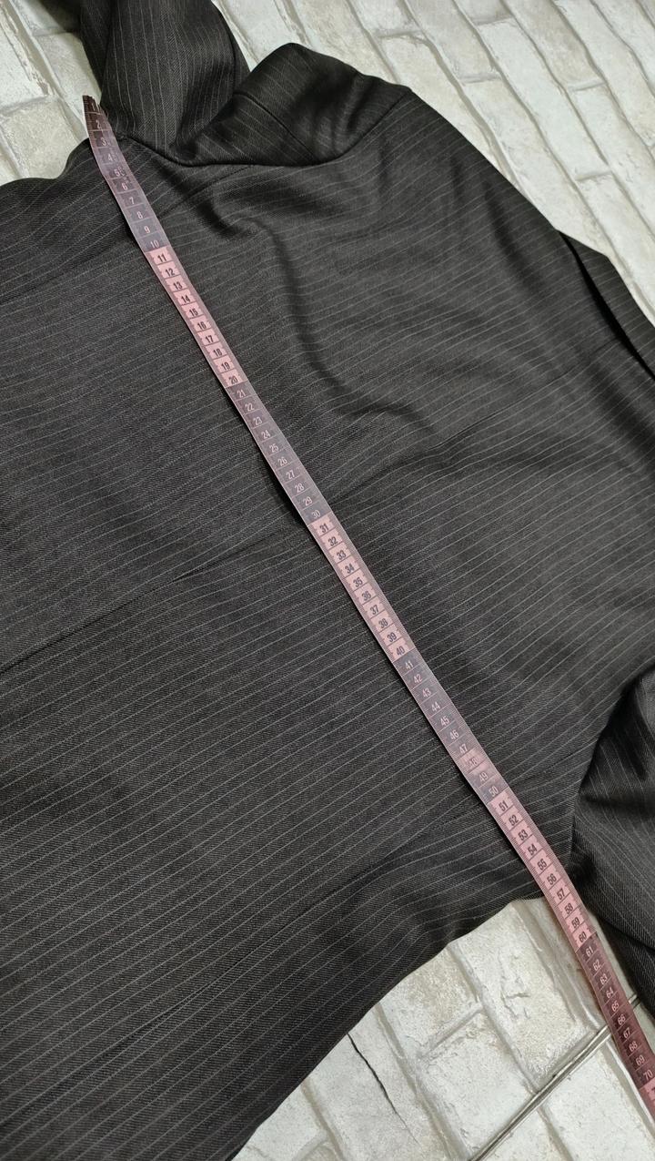 Винтаж Коричневый в клетку мужской пиджак