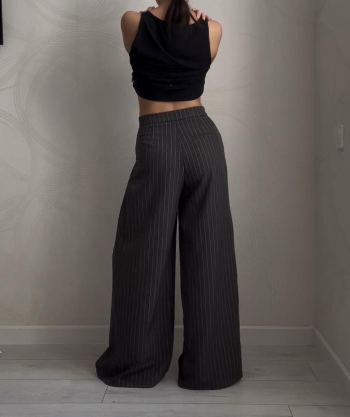 Широкие брюки палаццо