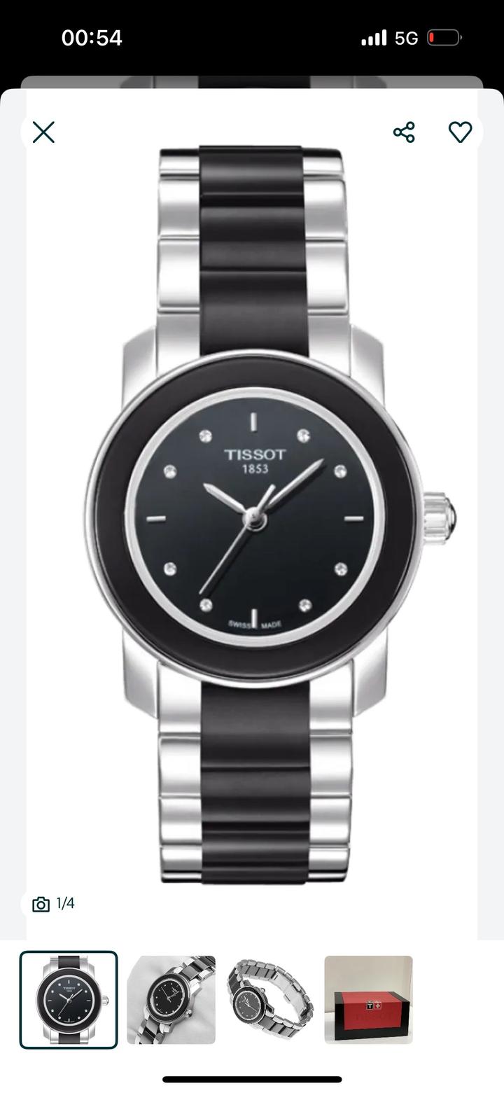 Часы с бриллиантами tissot