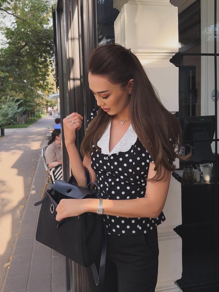 Блузка чёрный