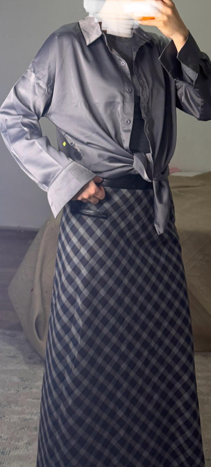 Рубашка атлас размер оверсайз до 46