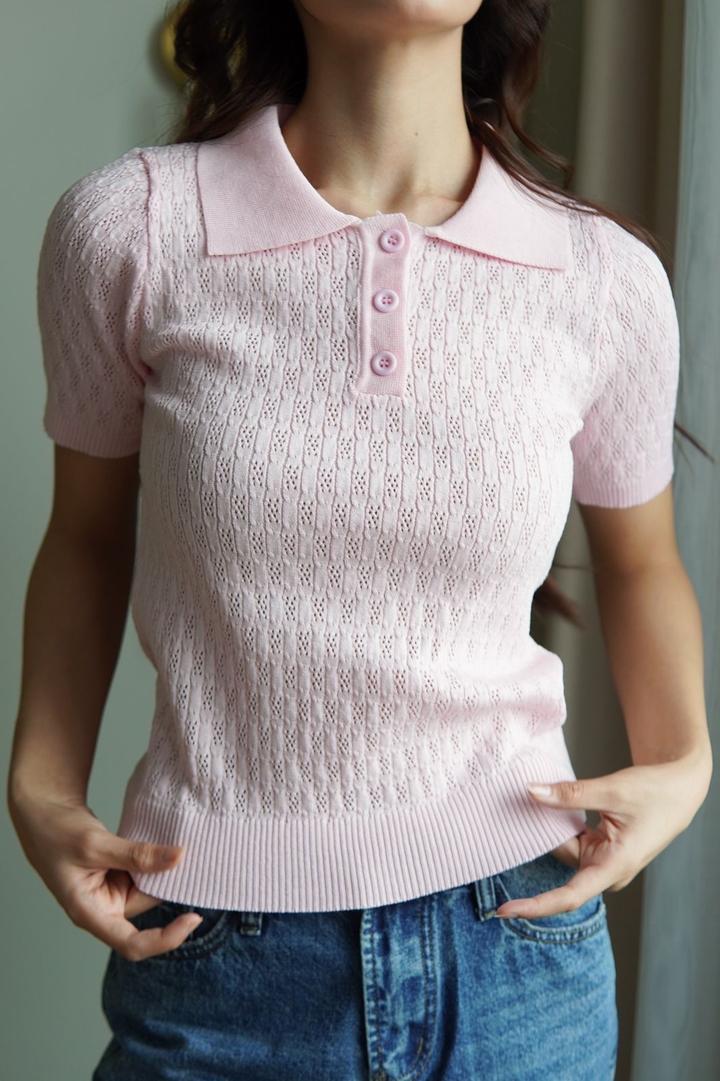 Розовое поло новое