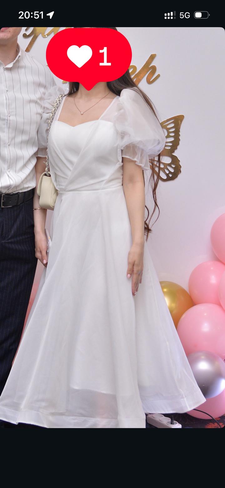 Белое платье