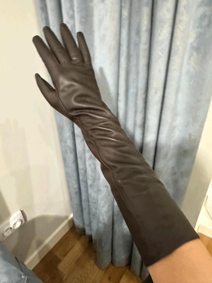 Перчатки кожаные