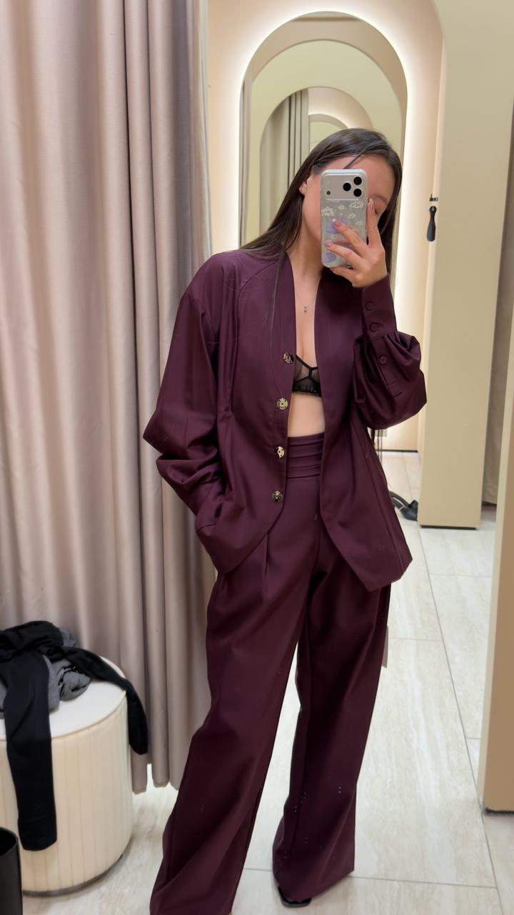 Рубашка Lichi burgundi