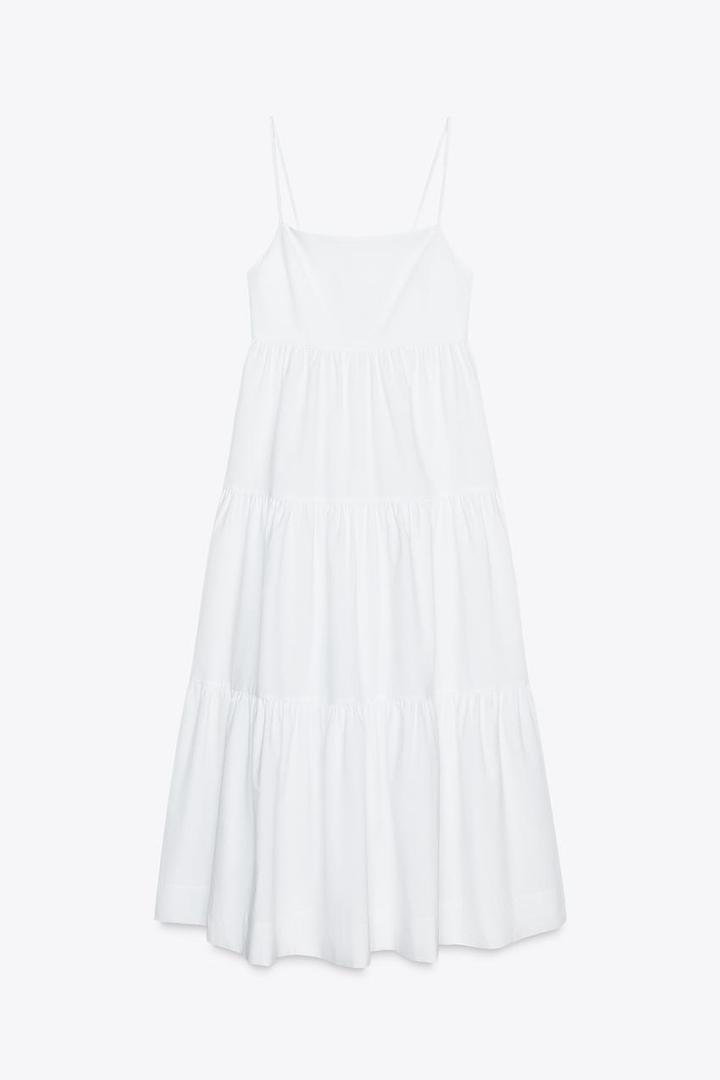 Белое платье Zara