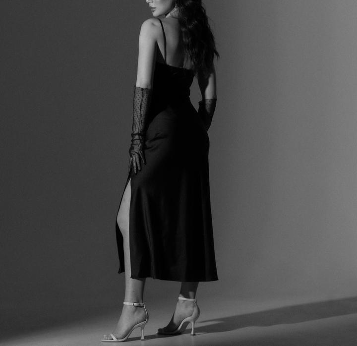 Черное платье ZARA