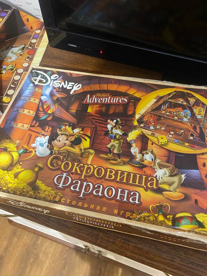 Настольная игра Mickeys adventure Disney игра ходилка
