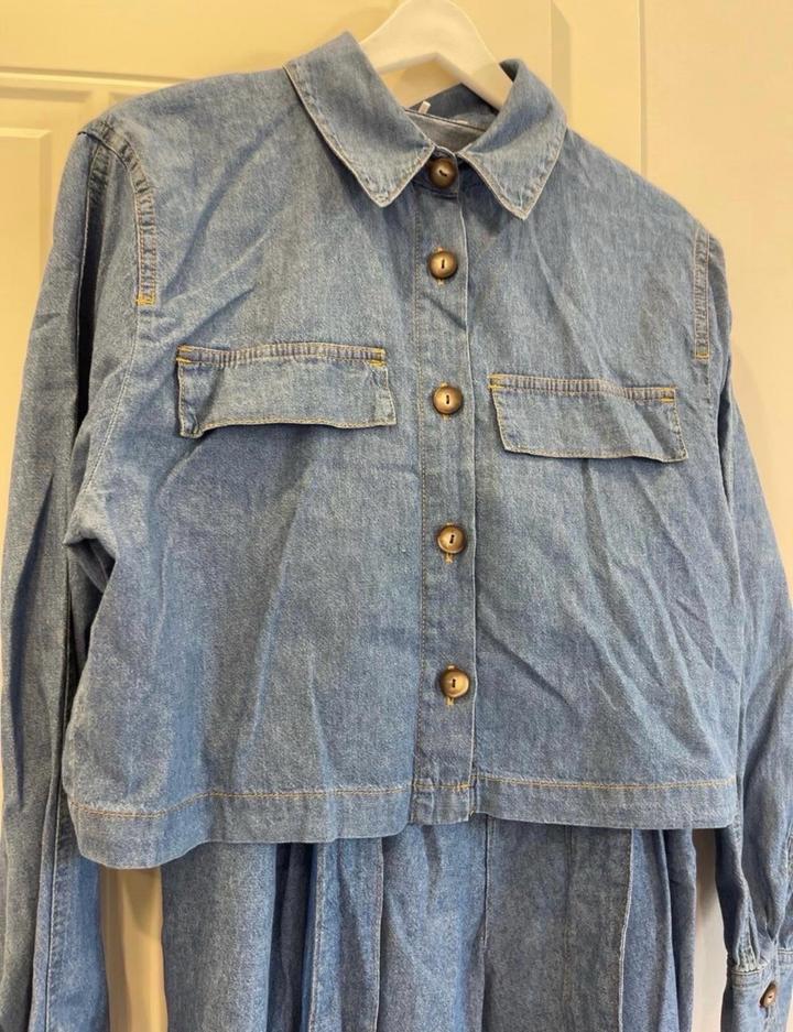 Летняя джинсовая двойка Zara