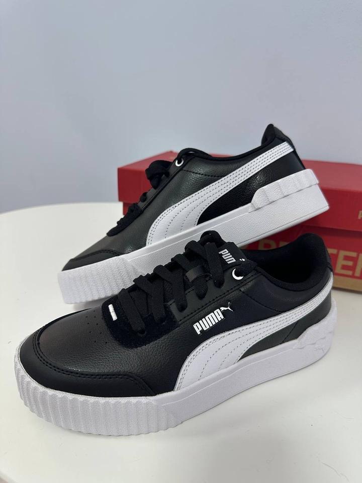 Кеды puma черные с белым