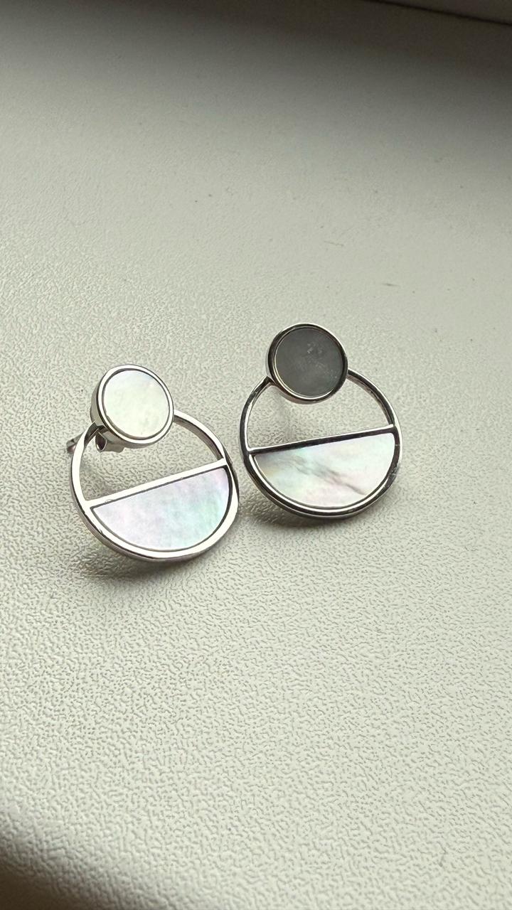 Серьги серебро