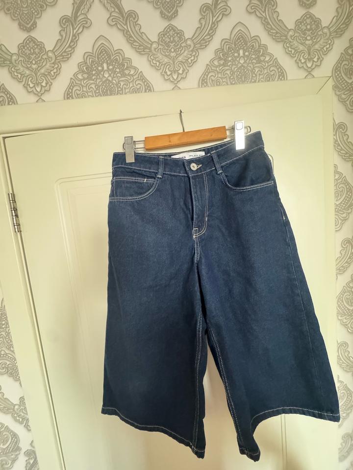 Джинсовые кюлоты шорты Bershka