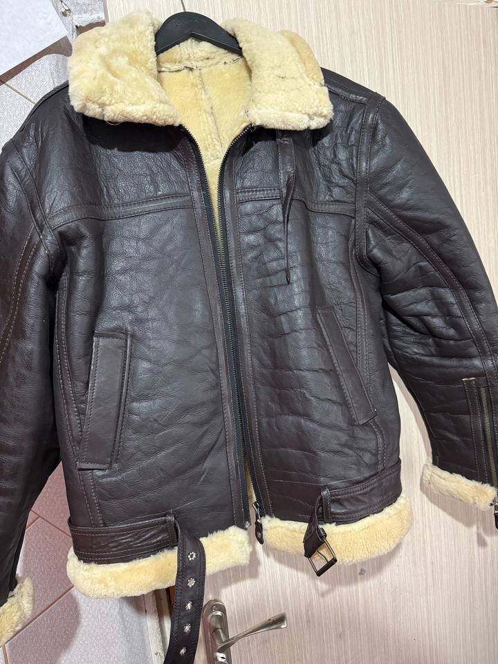 Дублёнка из натуральной кожи и овчины