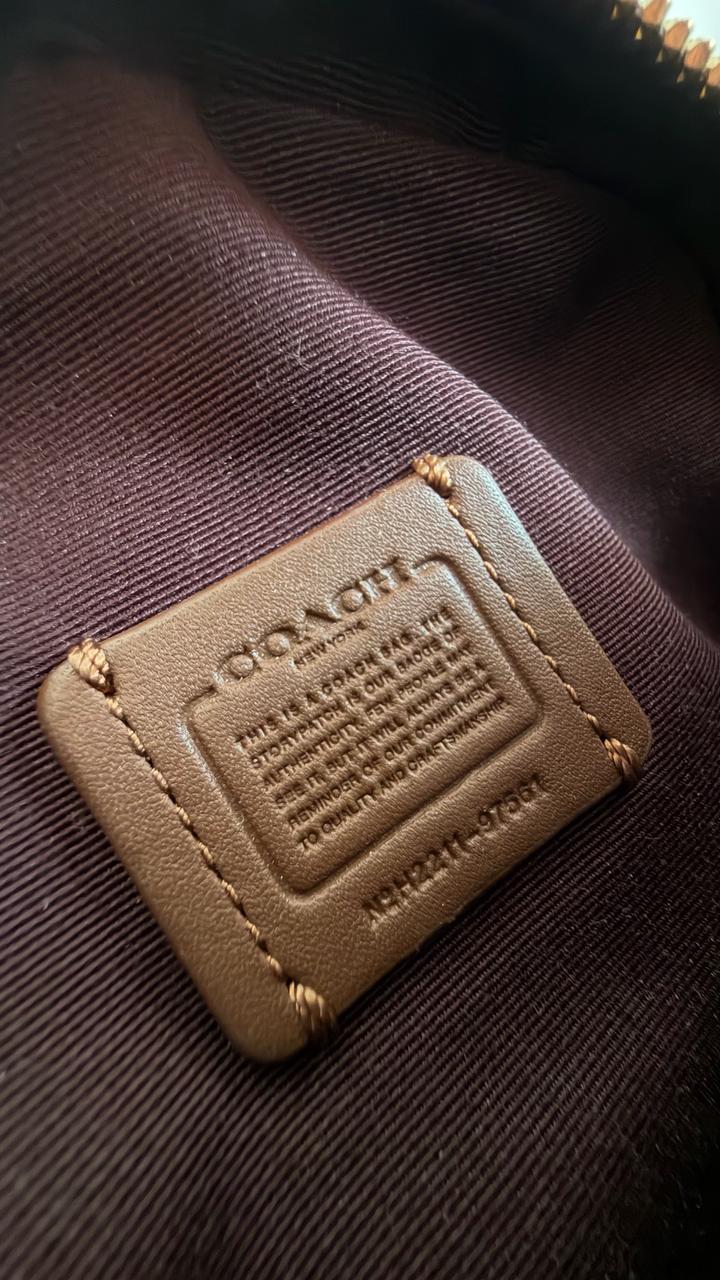 Бордовая сумка Coach