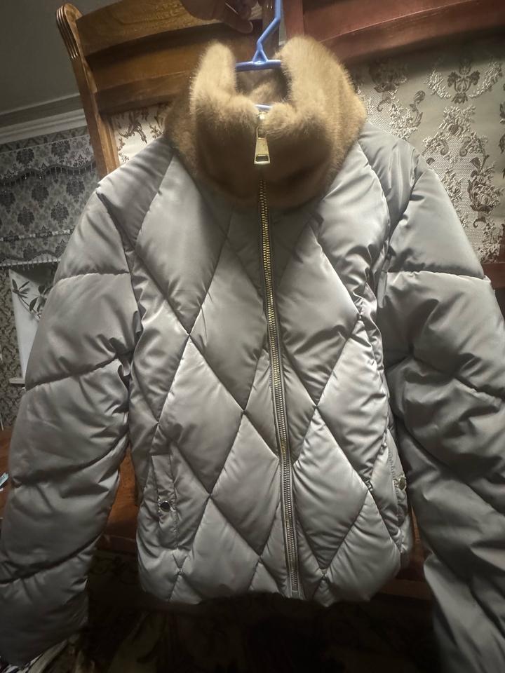 Зимняя куртка с норковым воротником