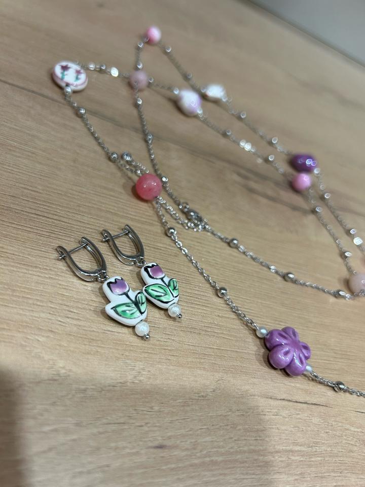 Серьги керамика