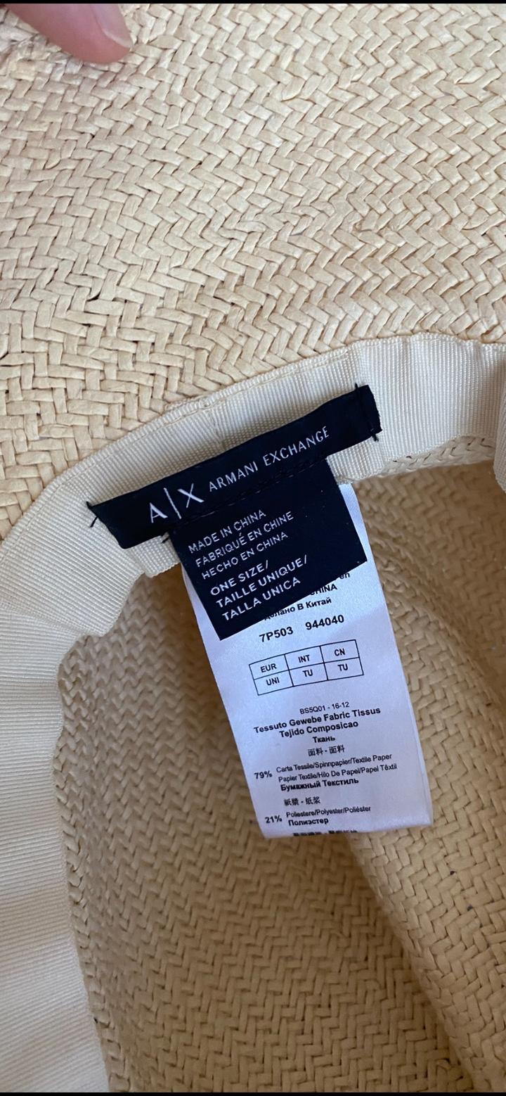Шляпа Armani exchange