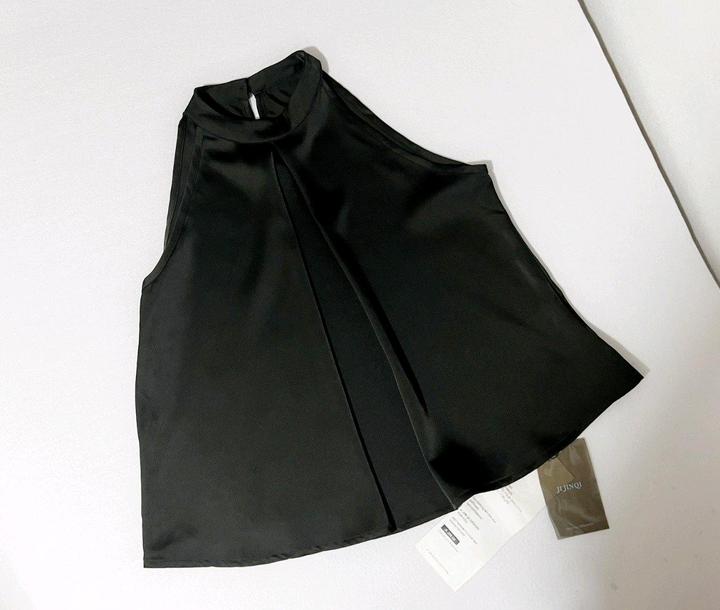 Новый топ атласный сатиновый блуза р 44 - 46 вечерний офисный нарядный