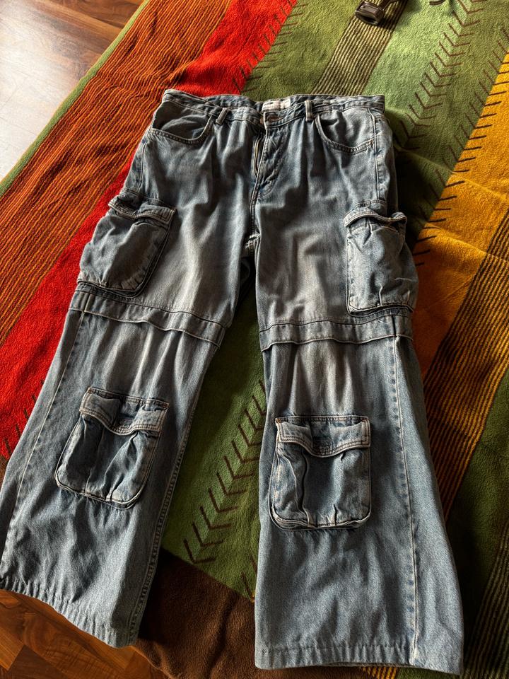 Классные джинсы синие