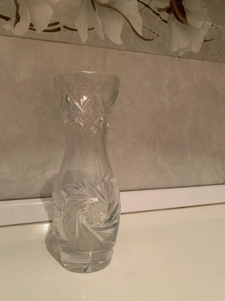 Ваза хрустальная средняя