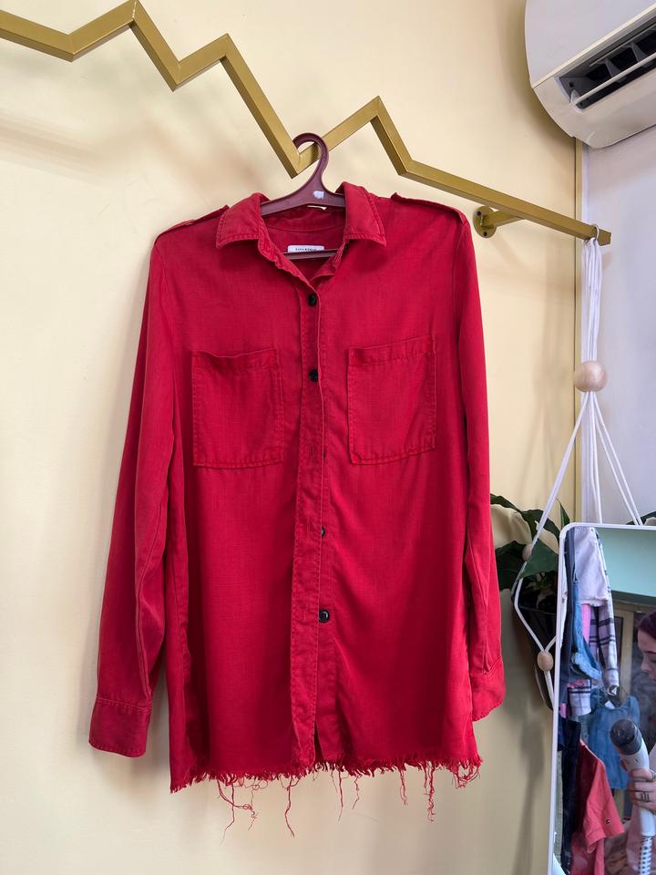 Рубашка Zara premium denim collection