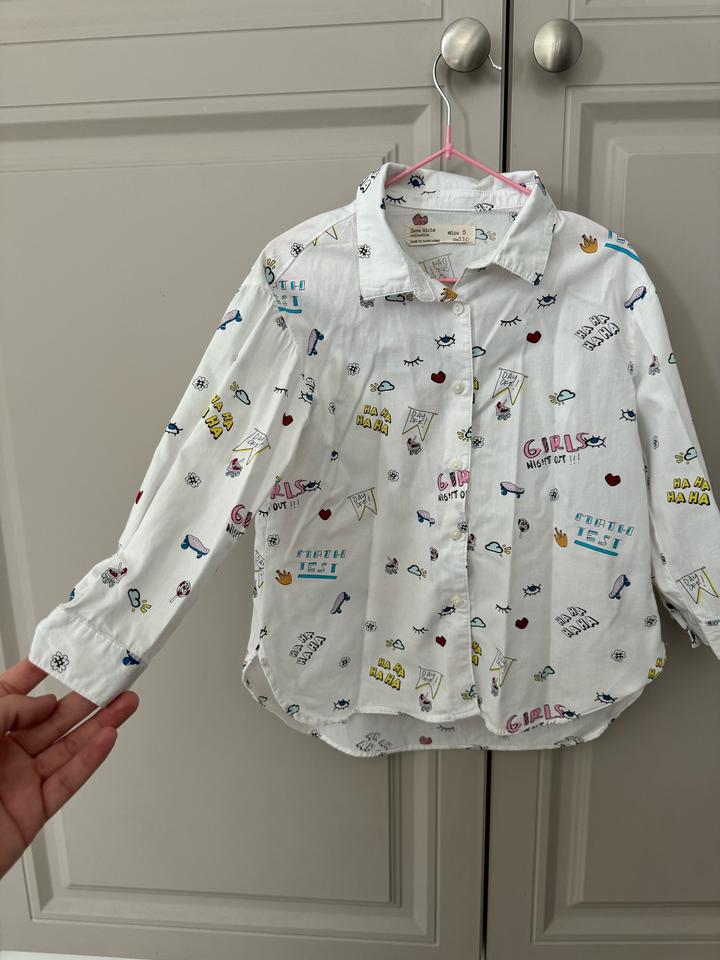Рубашка zara для девочки