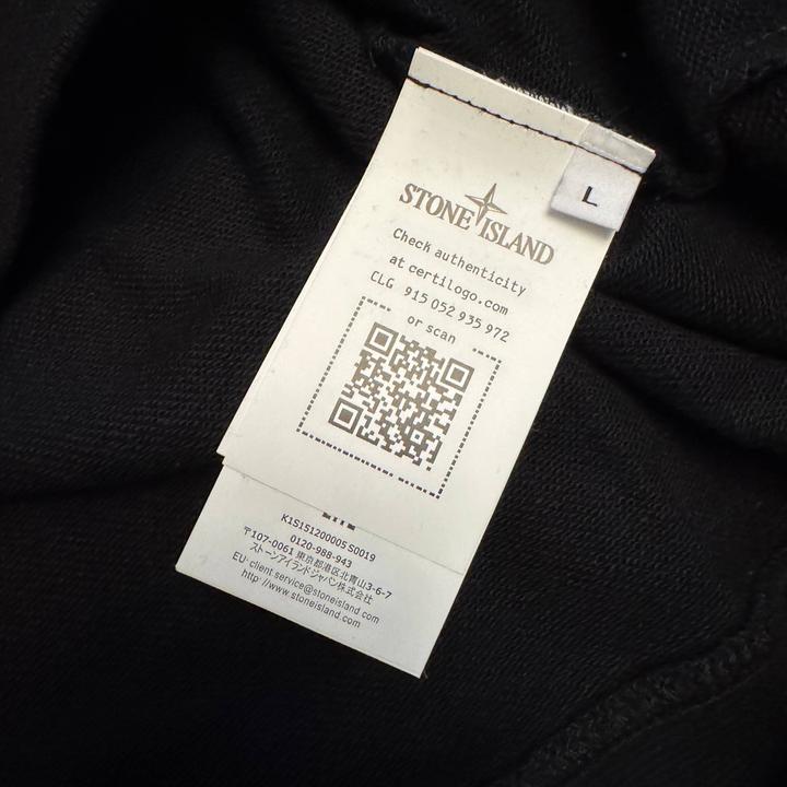 Черный свитшот Stone Island